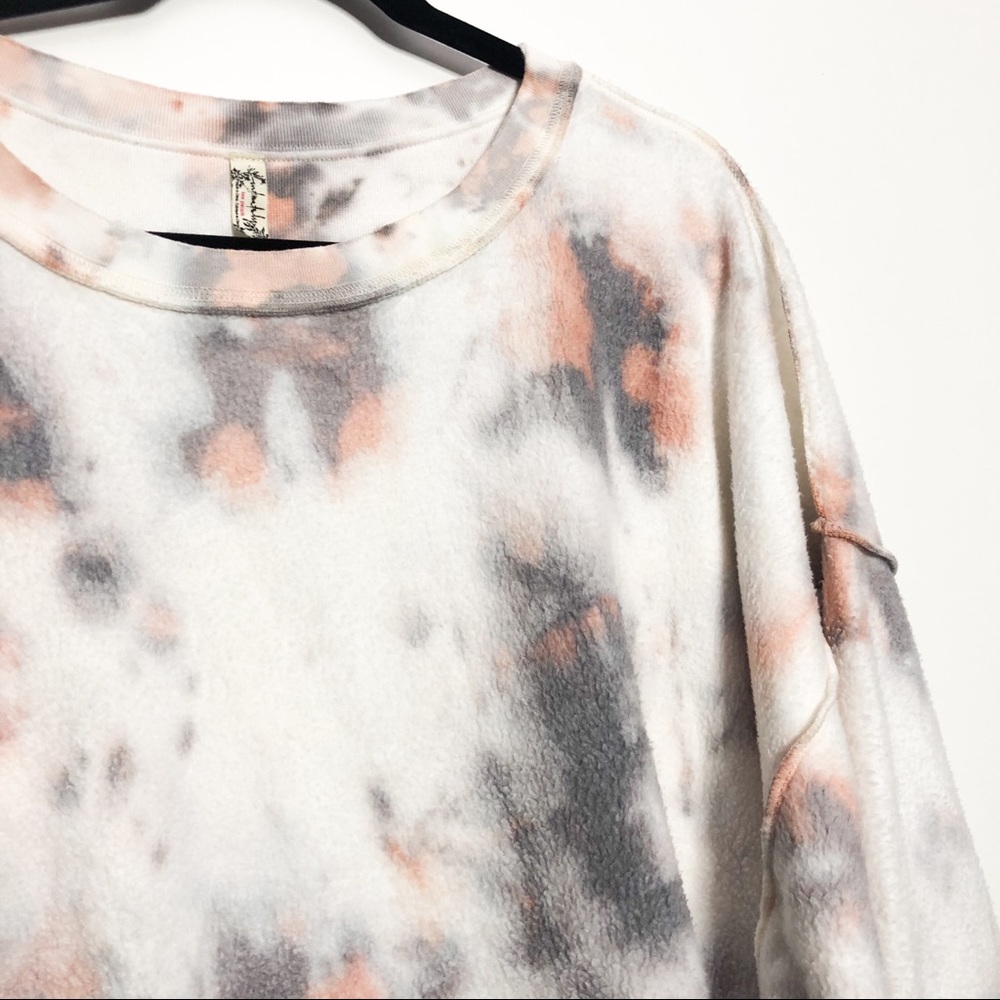 Free People Kelly Washed Tie Dye Sweatshirt Shorts - Picture 5 of 9